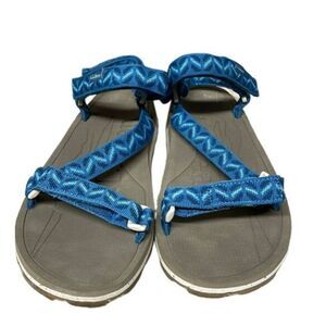 Women's L.L. Bean Katahdin 4-Point Blue Outdoor Hiking Sandals Size10M‎